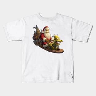 Mad Santa:Dark Christmas Kids T-Shirt